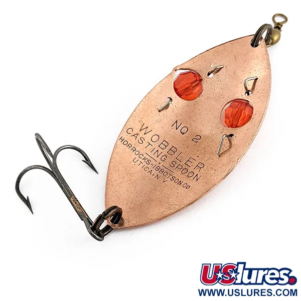 Horrocks-Ibbotson Wobbler №2, 23g kupari/punaiset silmät, lusikkauistin #22124