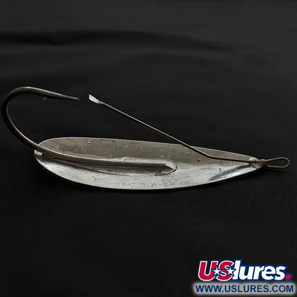 Johnson Silver Minnow, hopea, 28g, lusikkauistin #22174