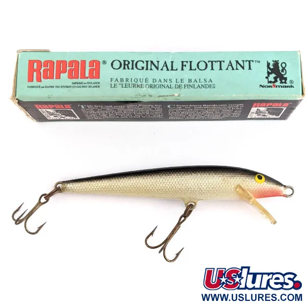 Rapala Original Floater F9, 4g, S (Silver), vaappu #22177