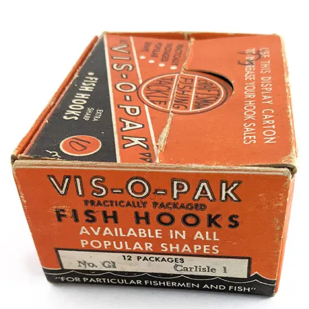 Glen L Evans Vis-O-Pack, koko 10, kalastuskoukut #22202