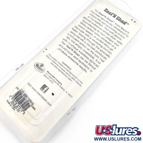 Mann's Reel'N Shad, Hartwell-Blue Glmr, 13,3 cm, Pehmojigi #22218