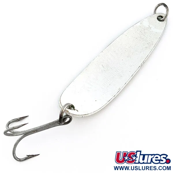 Luhr Jensen Krocodile #5, 21 g vihreä/valkoinen Glow, lusikkauistin #22433