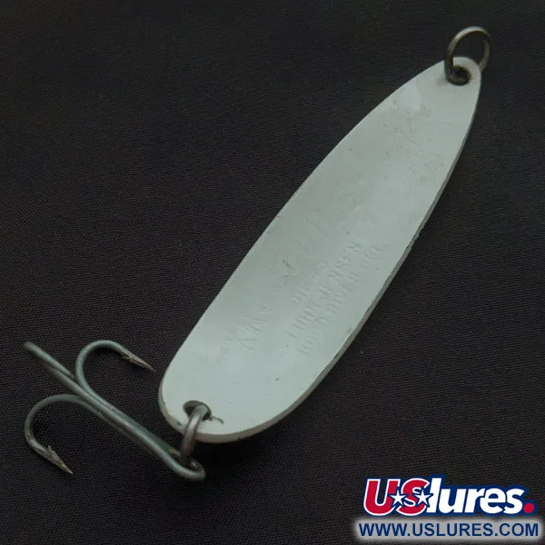 Luhr Jensen Krocodile #5, 21 g vihreä/valkoinen Glow, lusikkauistin #22433