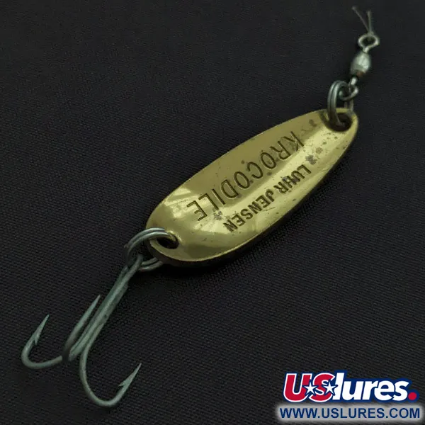 Luhr Jensen Krocodile, 9g Brass/Brown Trout, lusikkauistin #22434
