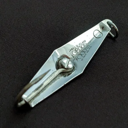 James E. Clark James Clark spoon, 5g, nikkeli, lusikkauistin #22462