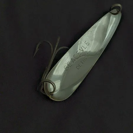 Eppinger Dardevle Seadevle, 58g, Puna-valkoinen lusikkauistin #22481