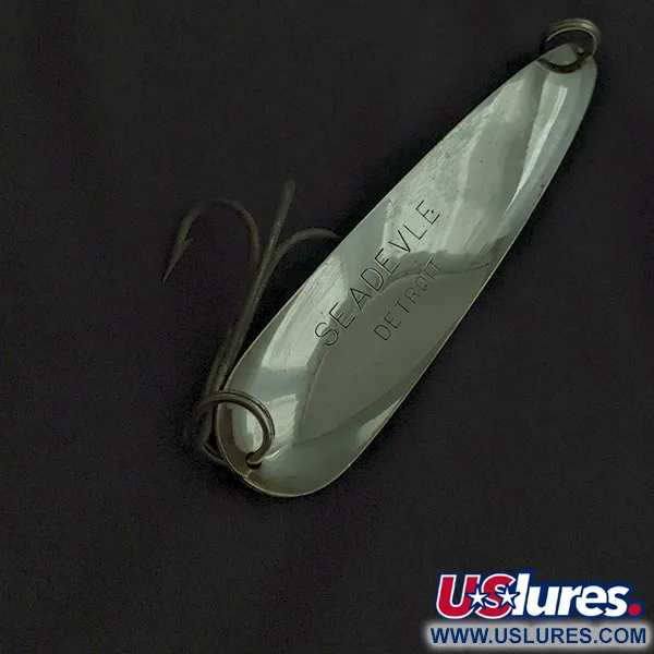 Eppinger Dardevle Seadevle, 58g, Puna-valkoinen lusikkauistin #22481