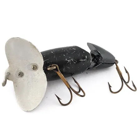 Fred Arbogast Jitterbug Jointed, 10g Musta, Pintauistin #22524
