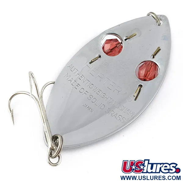 Herter's Glass Eye Spoon, 21g, nikkeli/punaiset silmät, lusikkauistin #22641