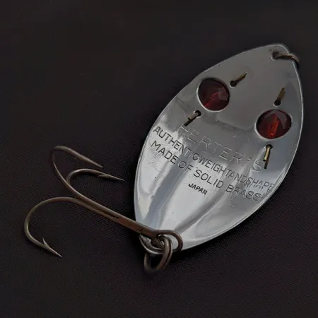 Herter's Glass Eye Spoon, 21g, nikkeli/punaiset silmät, lusikkauistin #22641