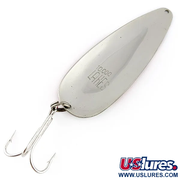 Fred Arbogast 10000 Lakes, 25g puna-valkoinen/nikkeli, lusikkauistin #22661