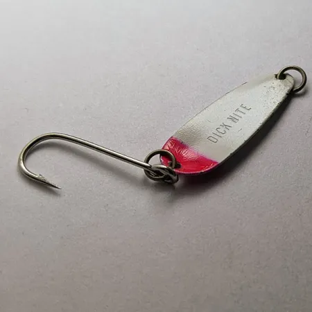 Dick Nite Spoons, white pearl/red UV, 1g, lusikkauistin #22811