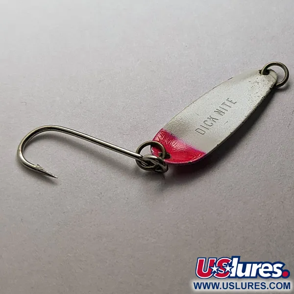 Dick Nite Spoons, white pearl/red UV, 1g, lusikkauistin #22811