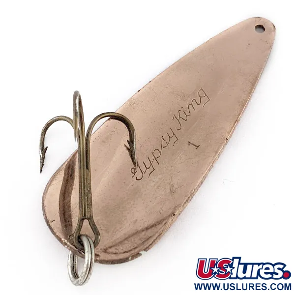 Weller Gypsy King 1, 17g puna-valkoinen/kupari, lusikkauistin #22831