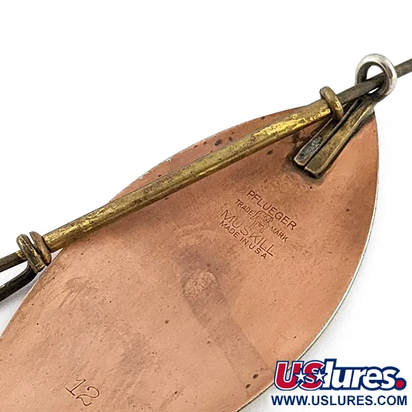 Pflueger Muskill 12, 45g nikkeli/kupari, lippauistin #22844