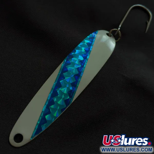 Stinger Michigan Flutter Spoon, valkoinen/hologrammi, 8g, lusikkauistin #22865