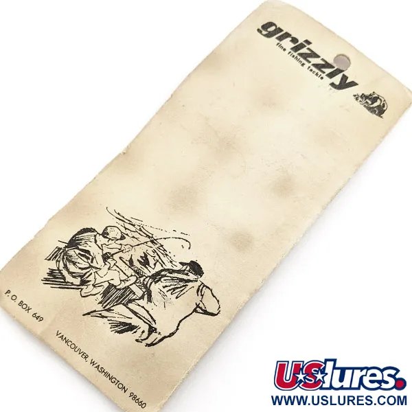 Andy Reekers Grizzly, 4,5g puna-valkoinen Glow, lusikkauistin #22974