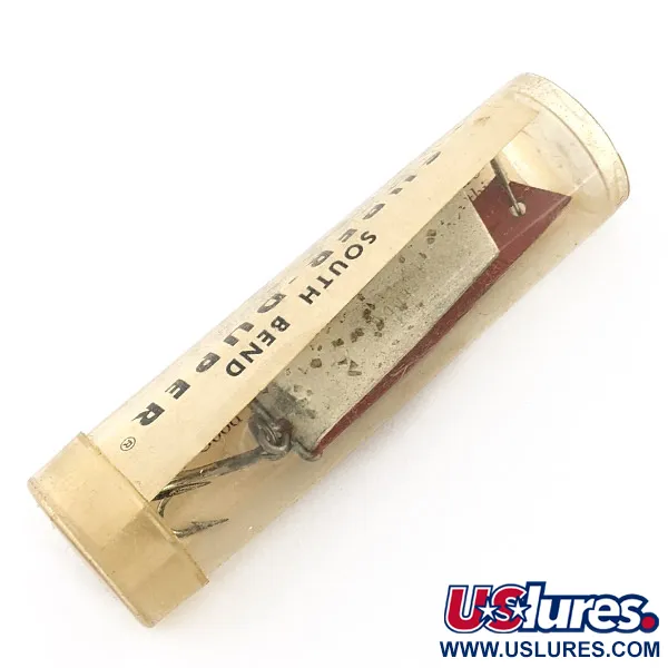 South Bend Super-Duper 506, 7g, hopea/vihreä, lusikkauistin #22994