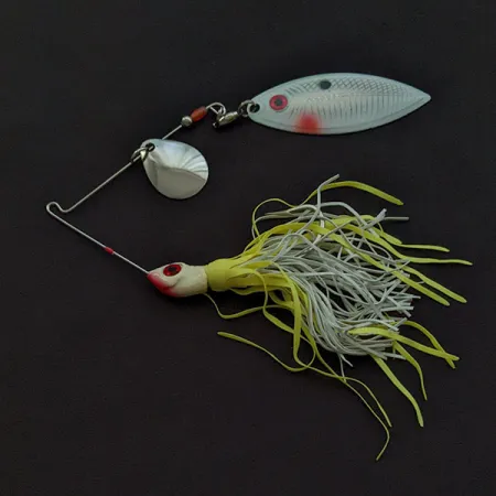 Strike King Red Eyed, 17g, White/Chartreuse, Spinnerbait #23038