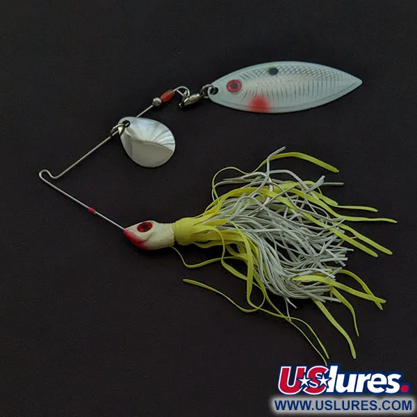 Strike King Red Eyed, 17g, White/Chartreuse, Spinnerbait #23038