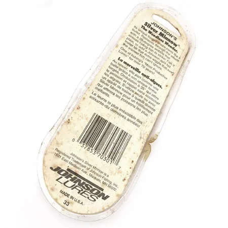 Johnson Silver Minnow Weedless, Hopea, 21g, Lusikkauistin #23092