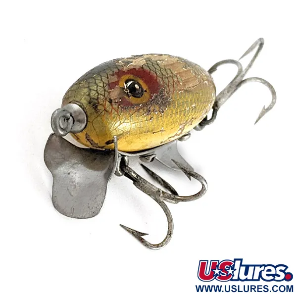 Strike King Clarks Water Scout Wood, Kultainen suomukuvio, 9g, Puuvaappu #23095