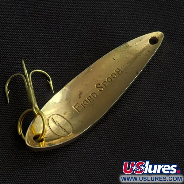 Acme Fiord Spoon Lightning (1950s), 7g kultainen, lusikkauistin #23130