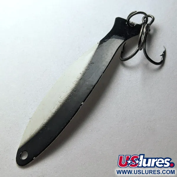 Worth Fly Rod Demon, 2,5g musta/valkoinen/nikkeli, lusikkauistin #23175