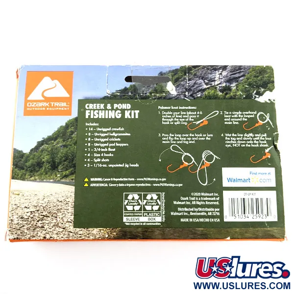 Ozark Trail Creek and Pond, 50-osainen viehesarja #23330