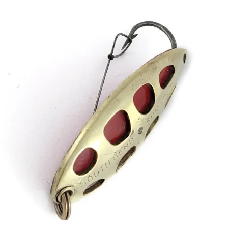 South Bend Sun Spot, kulta/punainen, 14g, lusikkauistin #23358