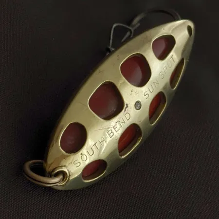 South Bend Sun Spot, kulta/punainen, 14g, lusikkauistin #23358