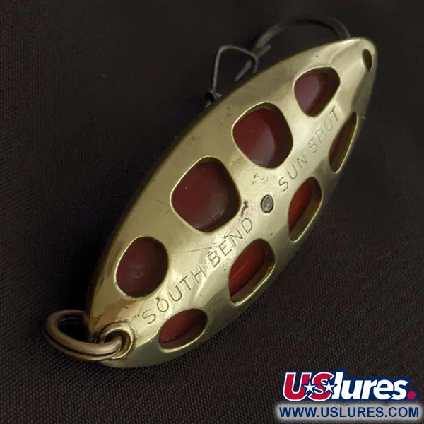 South Bend Sun Spot, kulta/punainen, 14g, lusikkauistin #23358