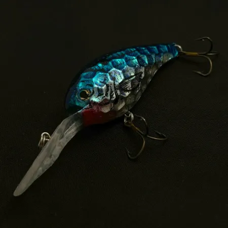 Renosky Deep Dive Honeycomb Rattl shad, hopea/sininen, 12g, syvännevaappu #23542