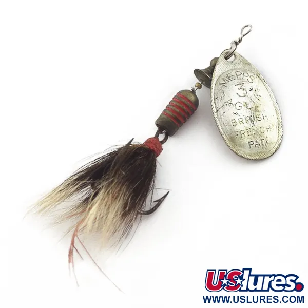 Mepps Aglia 3, oravanhäntäperällä (1960-luku)