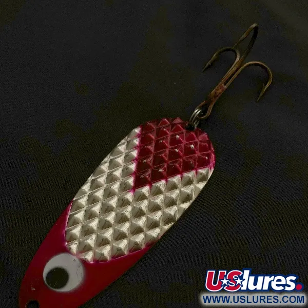 Lindy Gator, 55g, puna-valko-nikkeli, lusikkauistin #23586