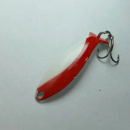 Worth Fly Rod Demon, 1,5g, puna-valkoinen/nikkeli, lusikkauistin #23596