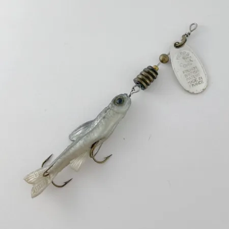 Mepps Comet Mino 1, 4,5g, hopea, lippauistin #23634