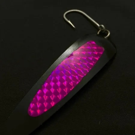Luhr Jensen Flutter Spoon 38, 10g, musta/pinkki, lusikkauistin #23686