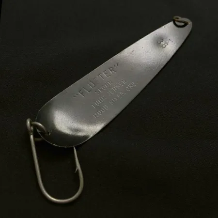 Luhr Jensen Flutter Spoon 38, 10g, musta/pinkki, lusikkauistin #23686