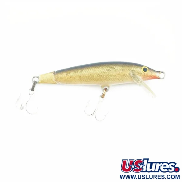 Rapala Original Floater F7, kultainen, 4g, vaappu #23730