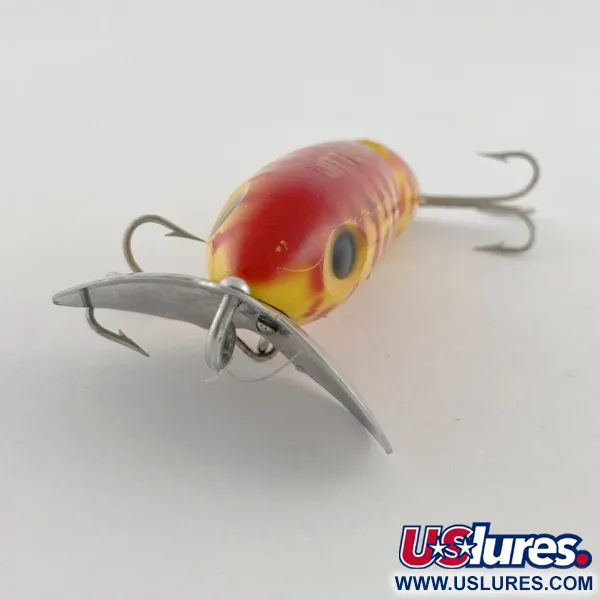 Fred Arbogast Jitterbug Jointed, 10g, Keltapunainen tiikeri, Pintauistin #23752