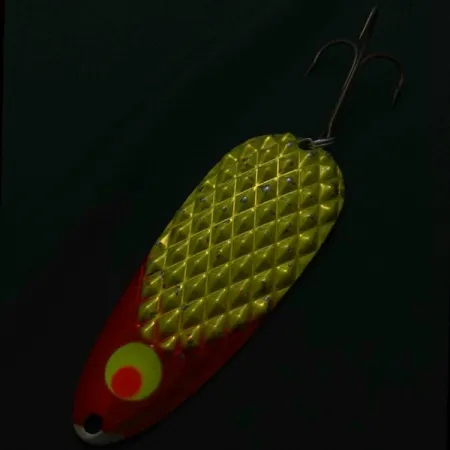 Lindy Gator, 55g, punainen/valkoinen/nikkeli, lusikkauistin #23800