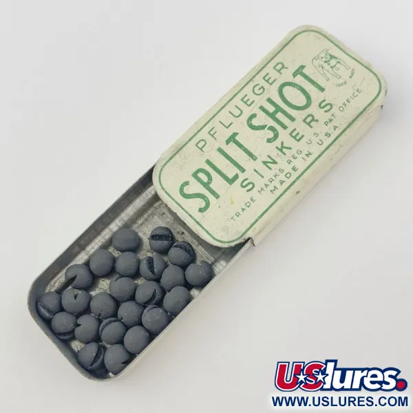 Pflueger Split Shot Sinkers, Käyttämätön, Halkihaulit #23833