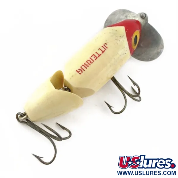 Fred Arbogast Jitterbug Jointed, 14g, Red Head, pintauistin #23869