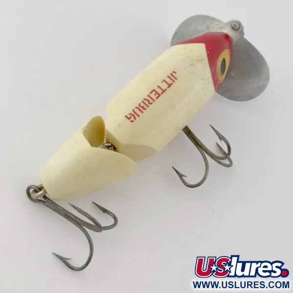 Fred Arbogast Jitterbug Jointed, 14g, Red Head, pintauistin #23869
