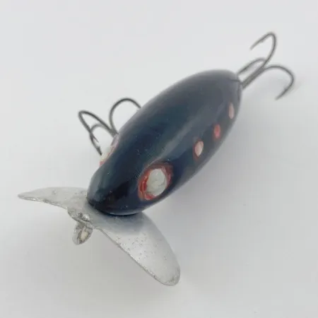 Fred Arbogast Jitterbug Early Bug Eye, Musta, 14g, Pintauistin #23870
