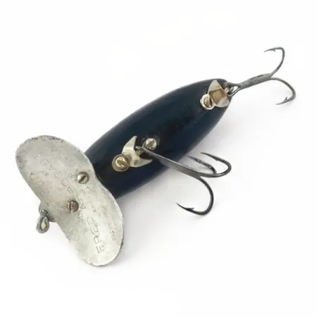 Fred Arbogast Jitterbug Early Bug Eye, Musta, 14g, Pintauistin #23870