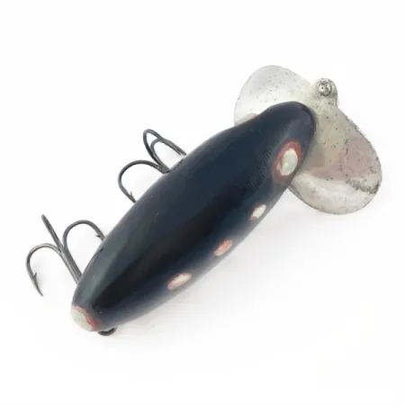 Fred Arbogast Jitterbug Early Bug Eye, Musta, 14g, Pintauistin #23870