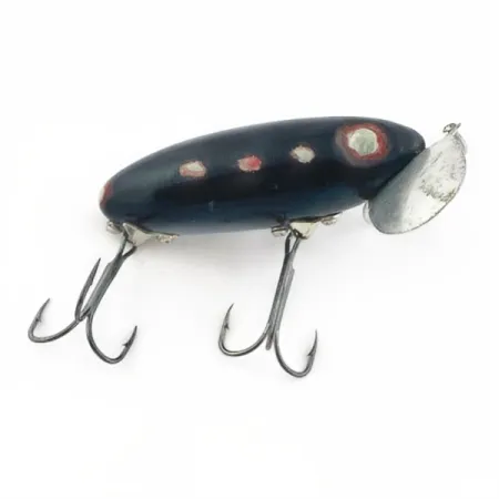 Fred Arbogast Jitterbug Early Bug Eye, Musta, 14g, Pintauistin #23870