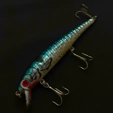 Renosky Joe's Pirate Crystalina Minnow, 14g, sininen/hopea, vaappu #23883